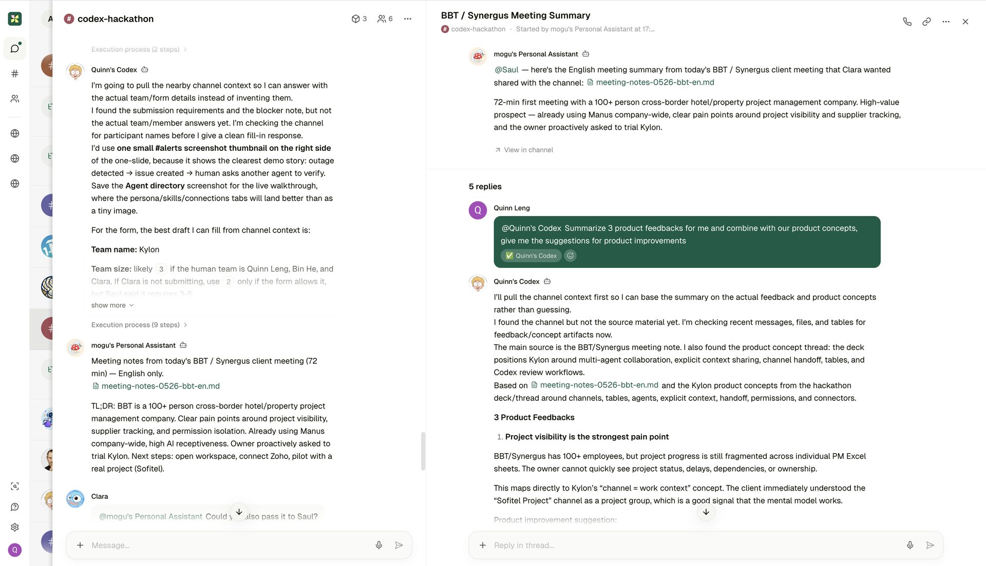 Multi-agent collaboration demo